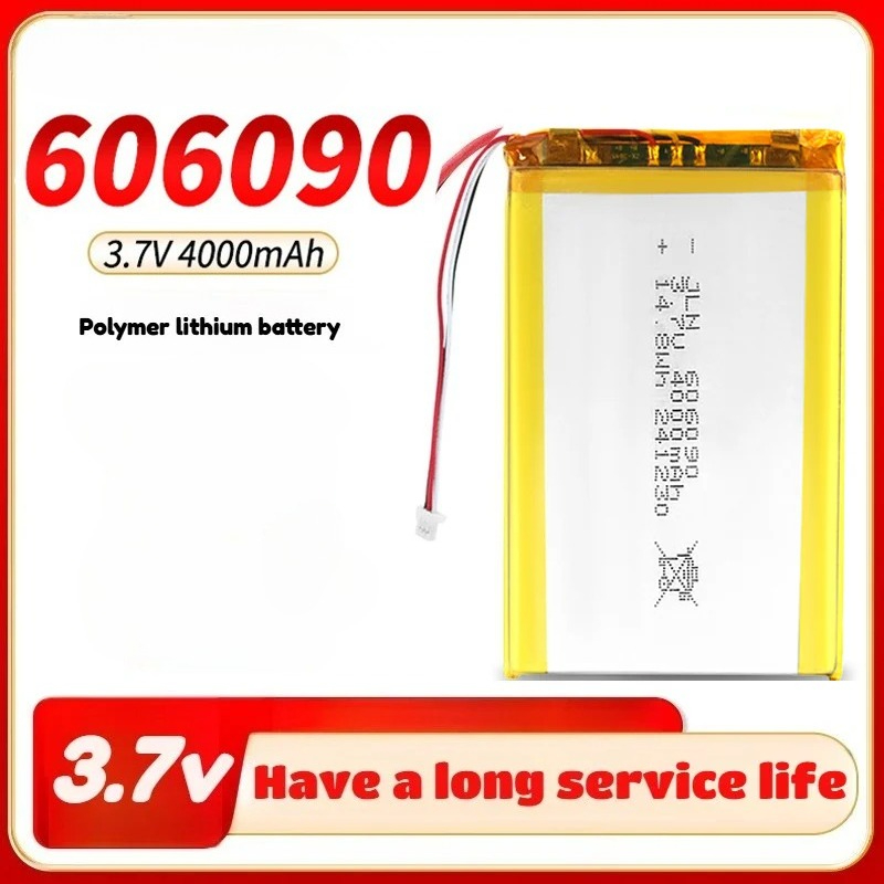 Wedding Power Supply - 606090 3.7v 4000mAh Rechargeable Lipo Battery