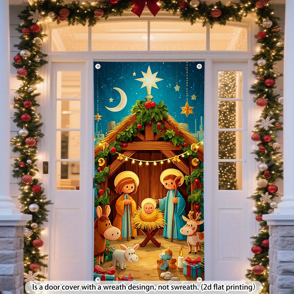 Wedding Power Supply - 2D door curtain banner, Christmas nativity