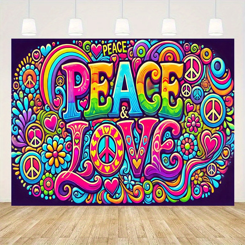 Wedding Power Supply - 1pc2DflatVivid Peace and Love Background -