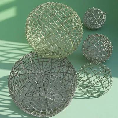 Wedding Decoration Supply - 5Pcs Decorative Flower Ball Frame Grass