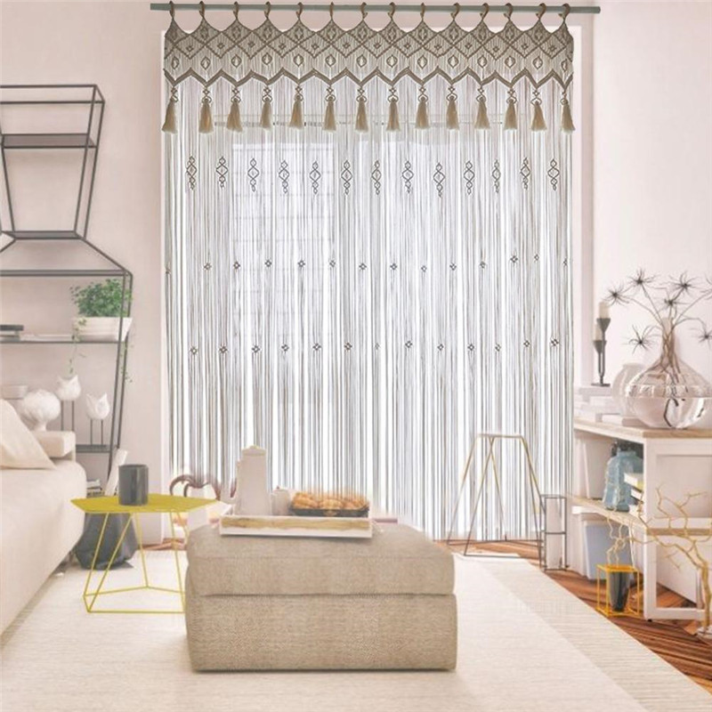 Hand-woven Macrame Cotton Door - Wedding Backdrop Curtain review and price