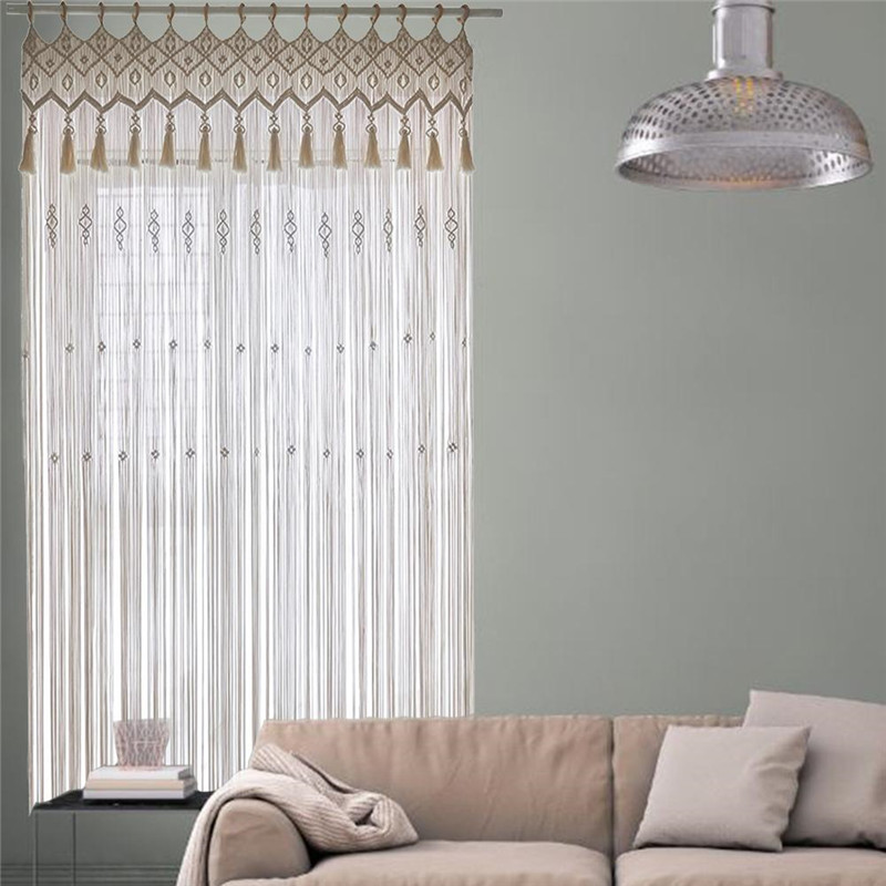 Hand-woven Macrame Cotton Door - Wedding Backdrop Curtain review and price