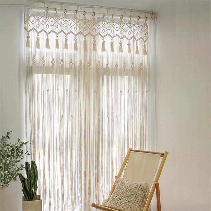 Hand-woven Macrame Cotton Door - Wedding Backdrop Curtain review and price