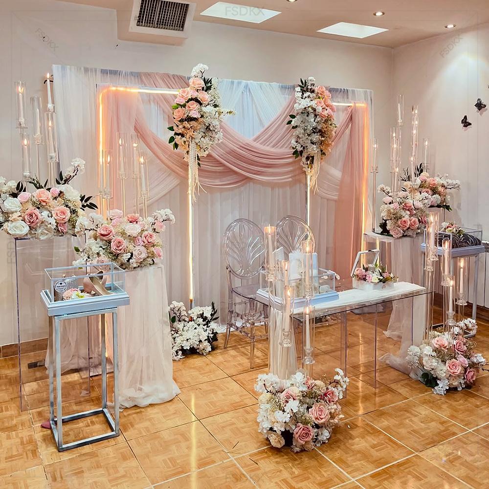 Wholesale Luxury Customized Me - Wedding Backdrop Curtain review and price