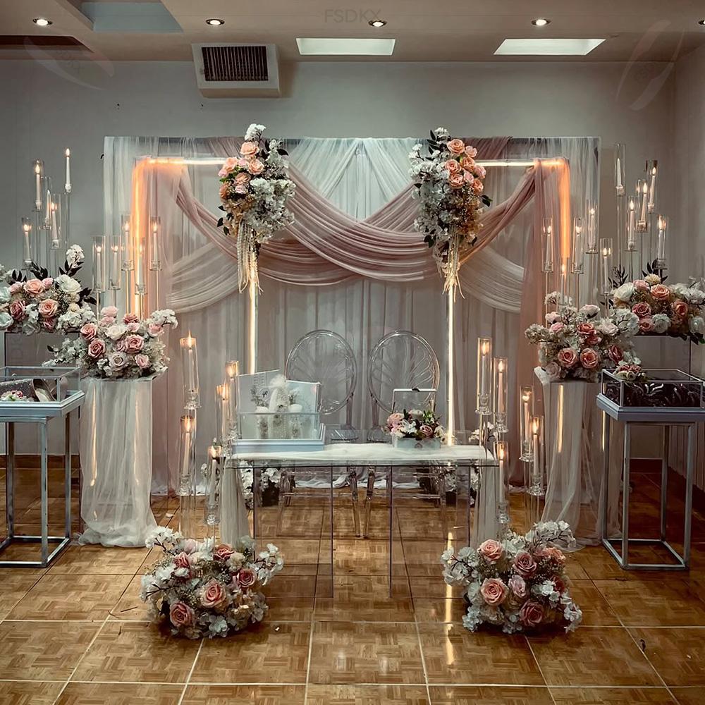 Wholesale Luxury Customized Me - Wedding Backdrop Curtain review and price