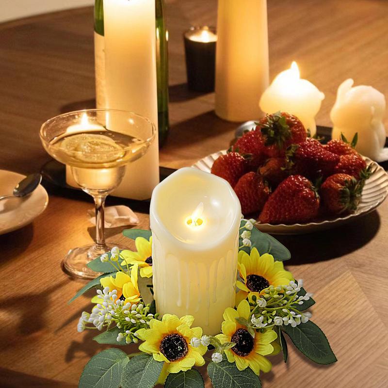 Artificial Sunflower Candle Ri - Unity Candle Set review and price