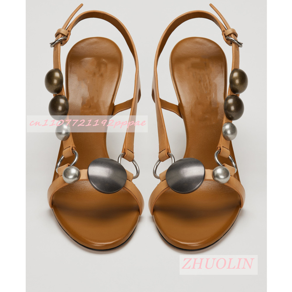 Women Metal Disc Decor Slingba - Wedding Super review and price
