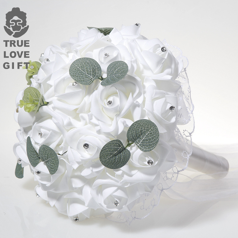 1 Pcs Wedding Hand Bouquet Bri - Wedding Ceremony Supply review and price
