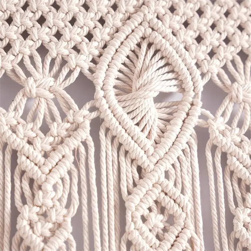 Hand-woven Macrame Wall Hangin - Wedding Backdrop Curtain review and price