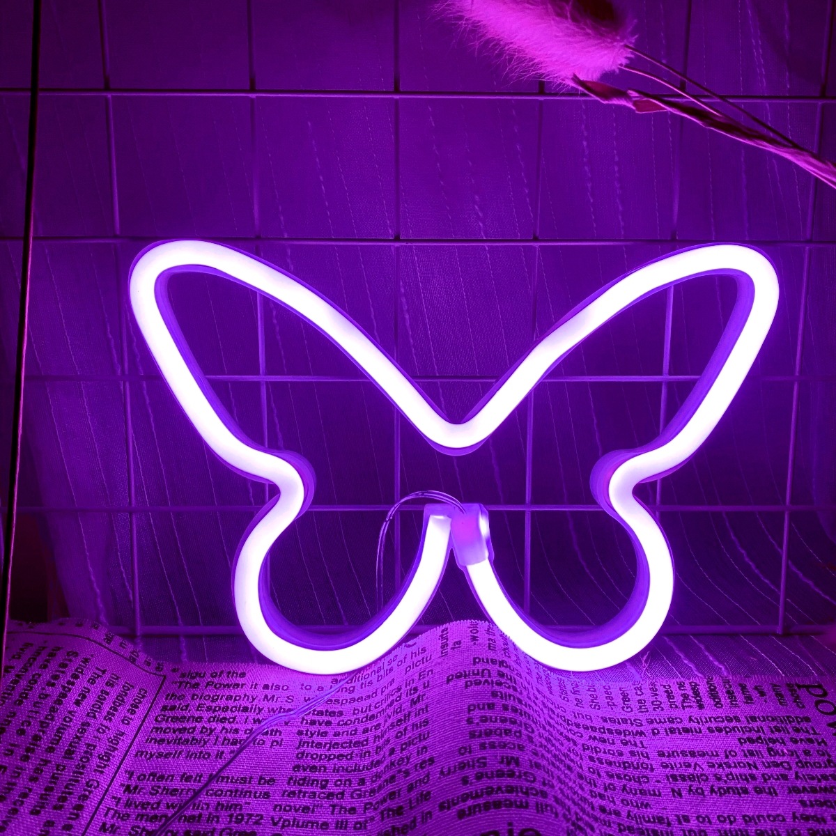 LED butterfly neon lights, USB - Wedding Power Supply review and price