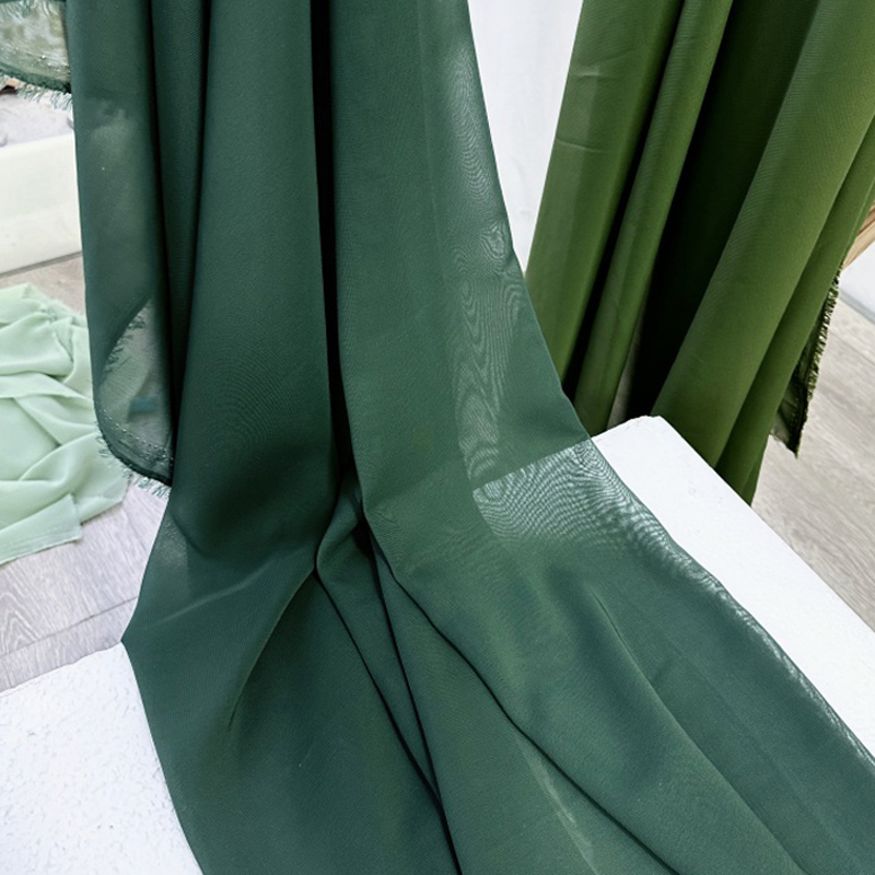 Olive Avocado Green Chiffon Fa - Wedding Backdrop Curtain review and price
