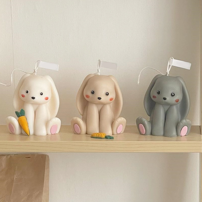 Sitting Rabbit Silicone Candle - Unity Candle Set review and price