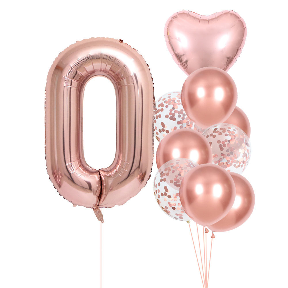 40 Inch 0-9 Rose Gold Number B - Wedding Ceremony Supply review and price