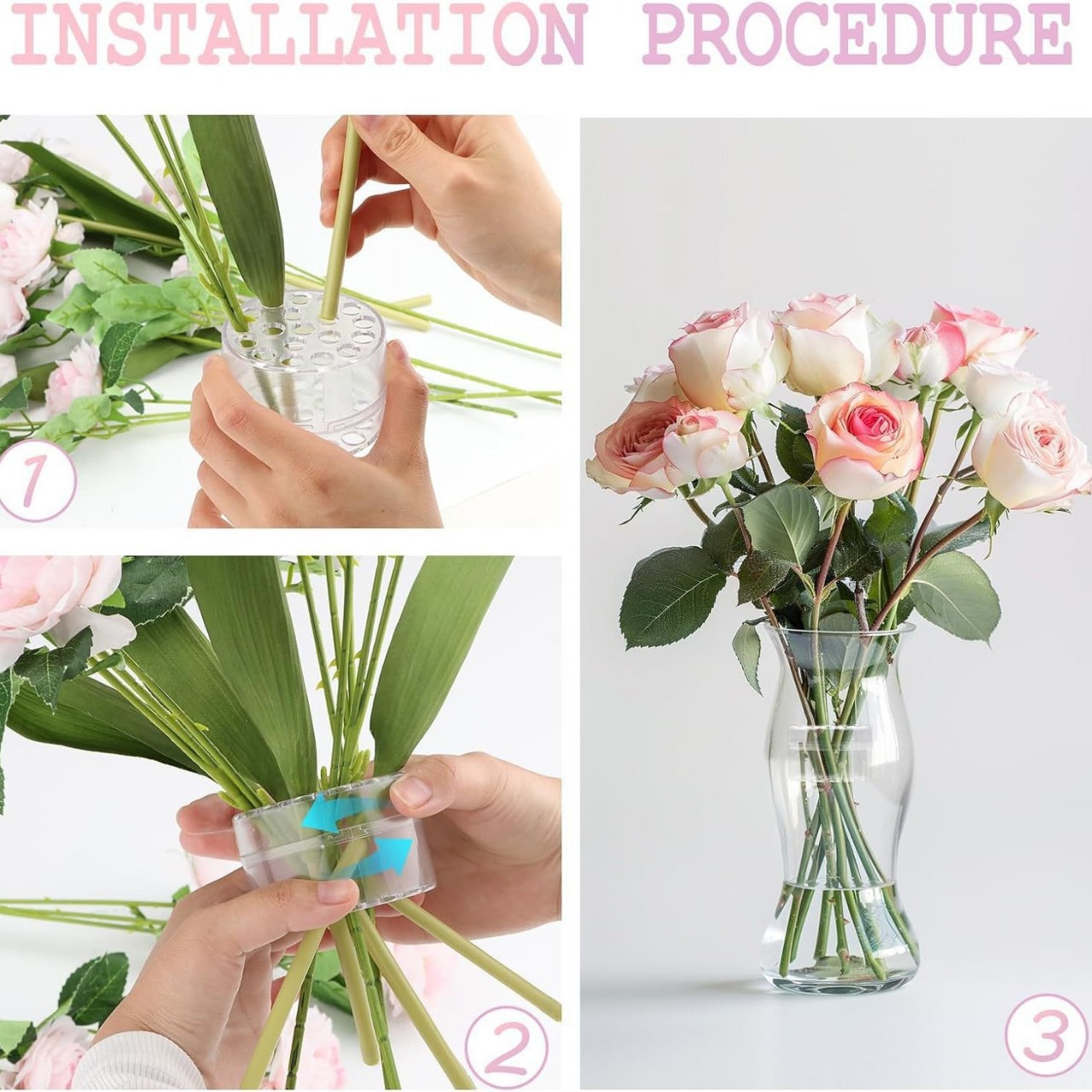 Spiral Ikebana Stem Holder for - Flower Girl Basket review and price