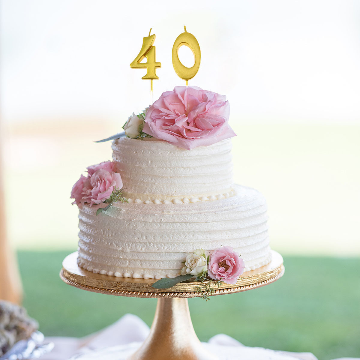 2Pcs 40 Birthday Number Candle - Unity Candle Set review and price