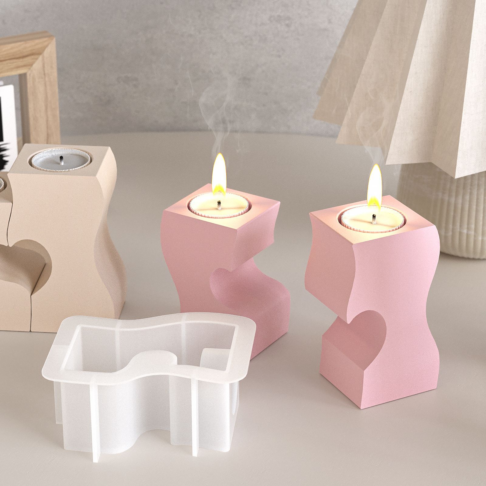 S Heart Candlestick Silicone M - Unity Candle Set review and price
