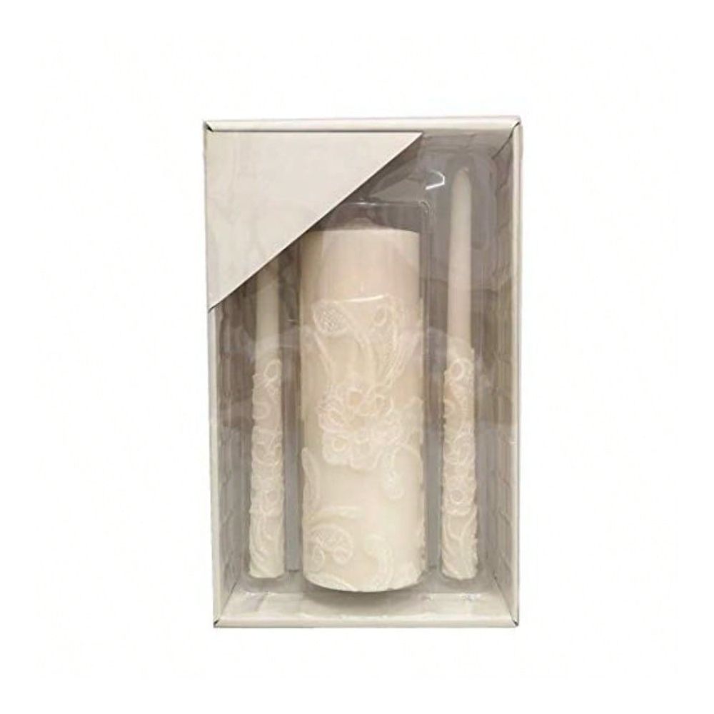 Inch High Cream Wedding Unity  - Unity Candle Set review and price
