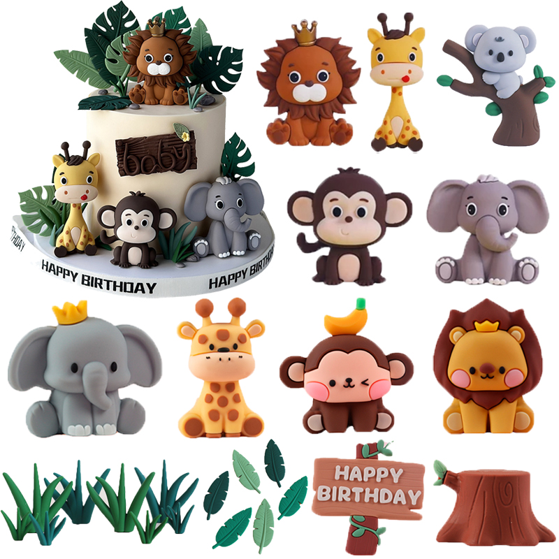 New Forest Jungle Animals Cake - Wedding Zoo review and price