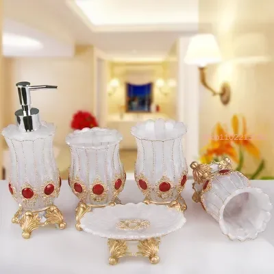Bathroom Accessories Five-piec - Wedding Bathroom Supply Kit review and price