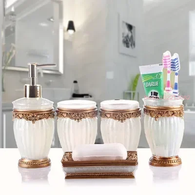 Bathroom Accessories Five-piec - Wedding Bathroom Supply Kit review and price