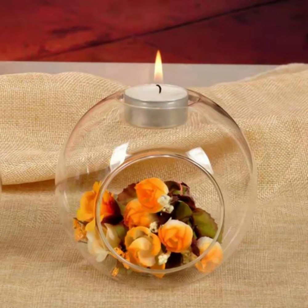 6/12pcs Glass Round Hollow Can - Unity Candle Set review and price