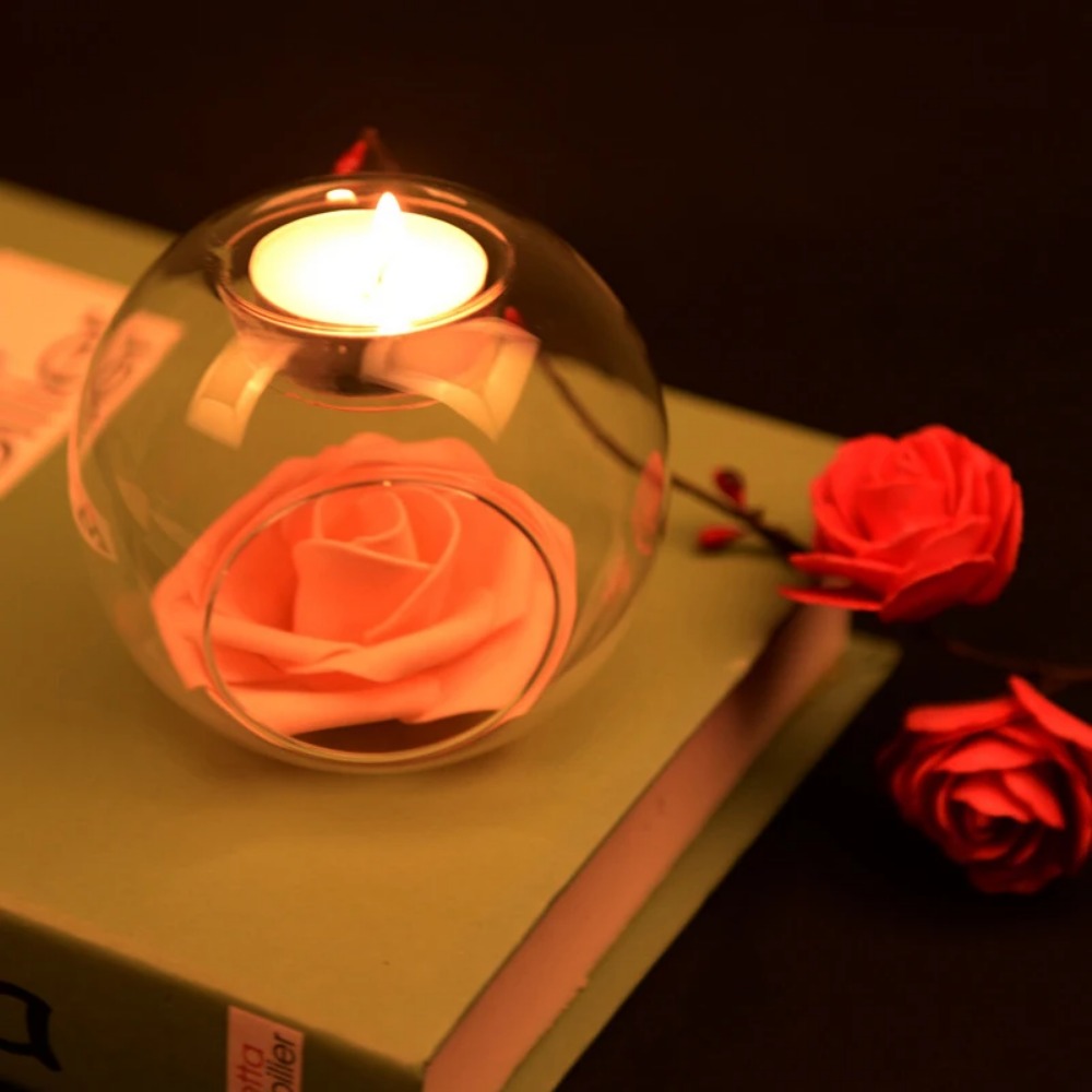 6/12pcs Glass Round Hollow Can - Unity Candle Set review and price