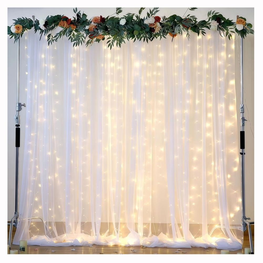 Curtains White Wedding Backdro - Wedding Backdrop Curtain review and price
