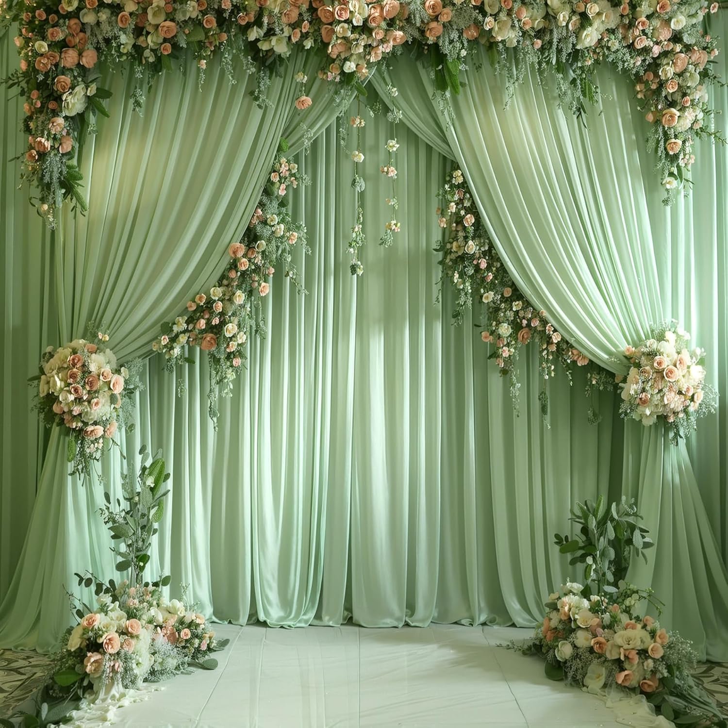 White Backdrop Curtains for Pa - Wedding Backdrop Curtain review and price
