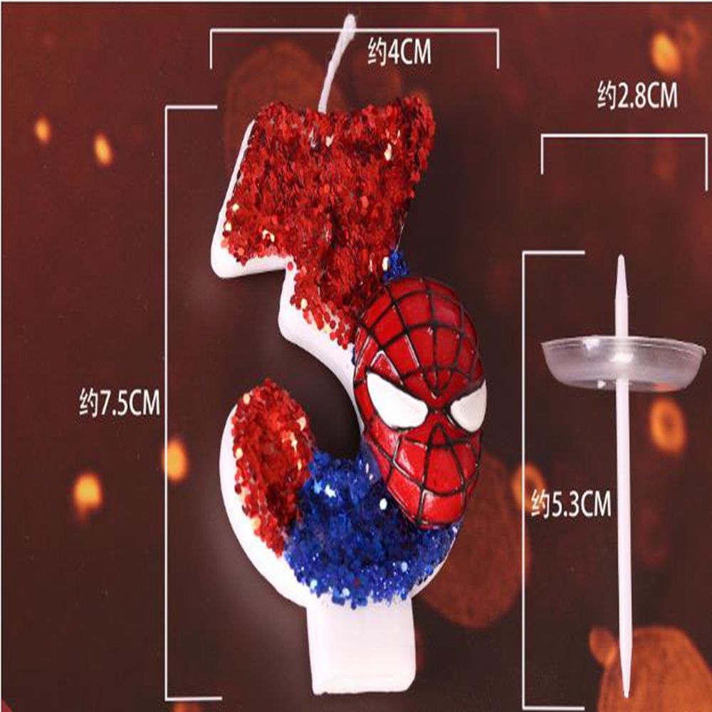 Spider-Man Digital Number Cand - Unity Candle Set review and price