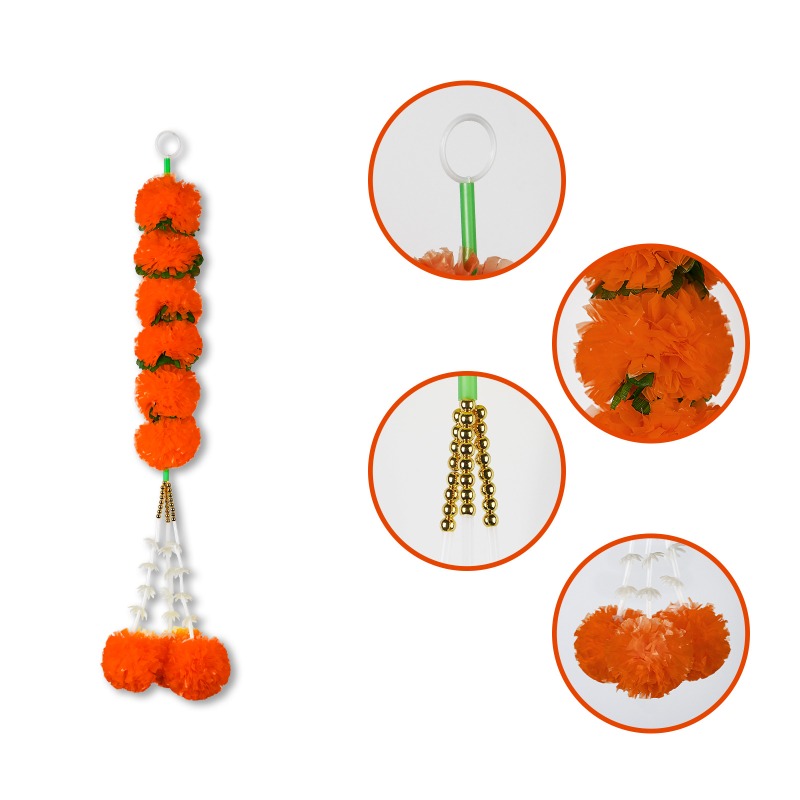 Marigold Flower String Lights  - Indian Wedding Decor Supply review and price