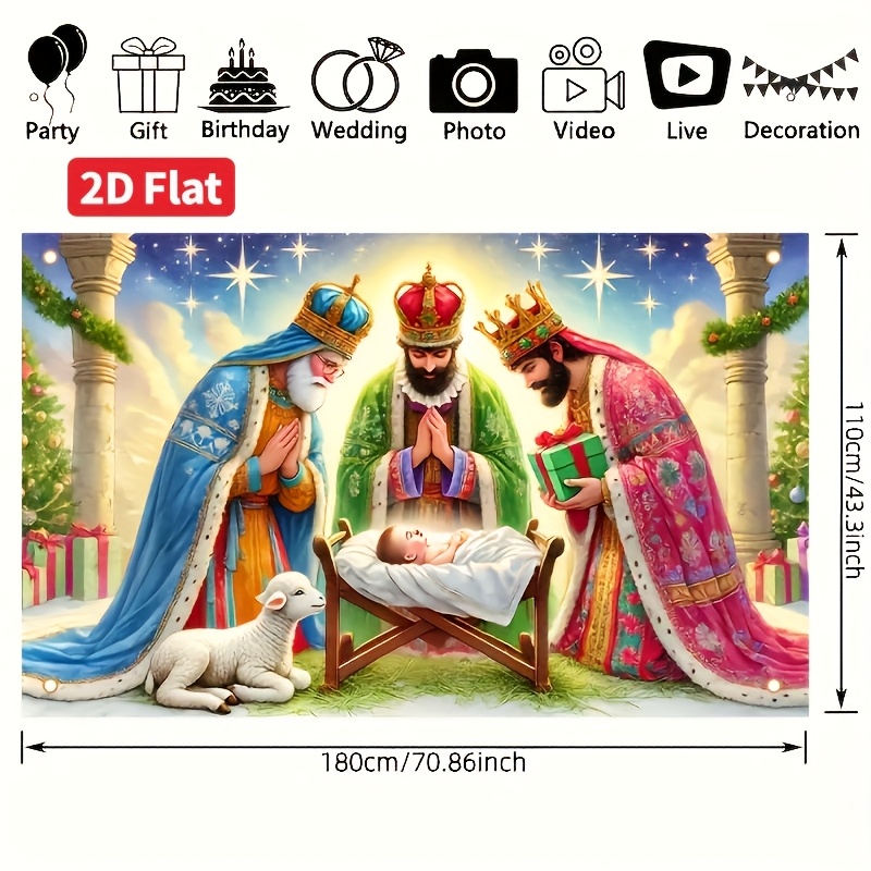 2D flat banner, 1 piece, Three - Wedding Power Supply review and price