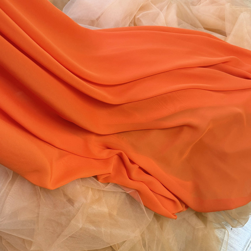 Yellow Orange Chiffon Fabric B - Wedding Backdrop Curtain review and price