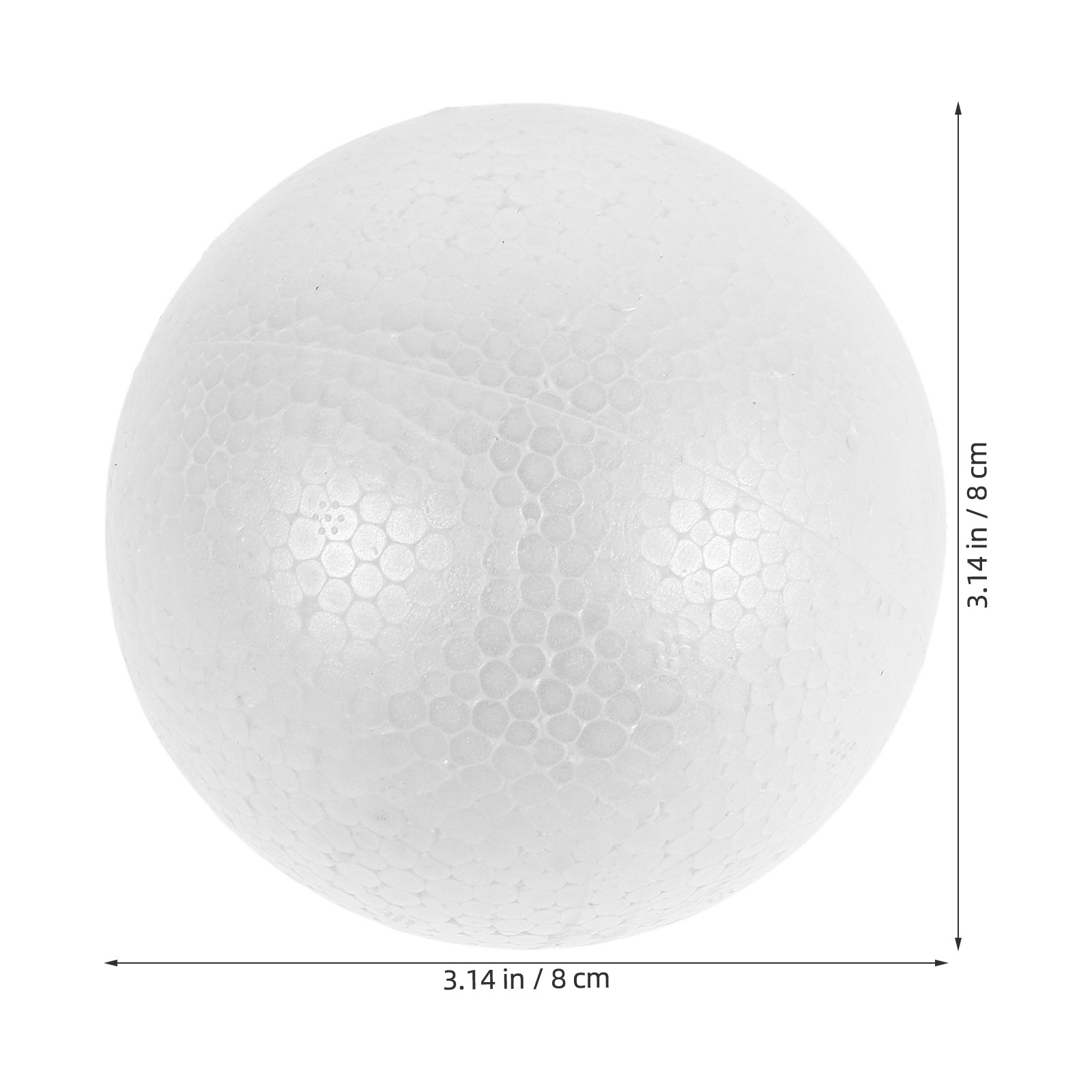 12Pcs White Foam Balls Polysty - Wedding Supply Decor review and price