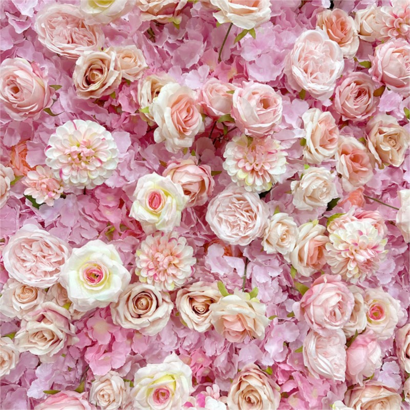Uflower Pink Rose Hydrangea Cl - Wedding Backdrop Curtain review and price