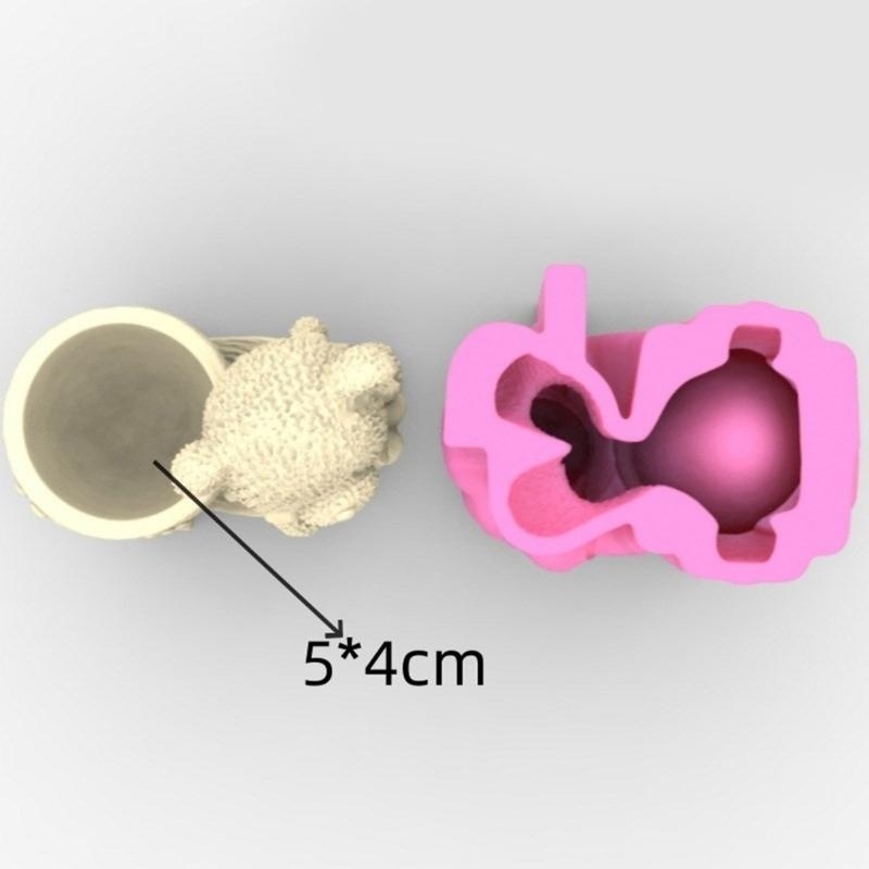 Lovely Bear Gypsum Silicone Mo - Flower Girl Basket review and price