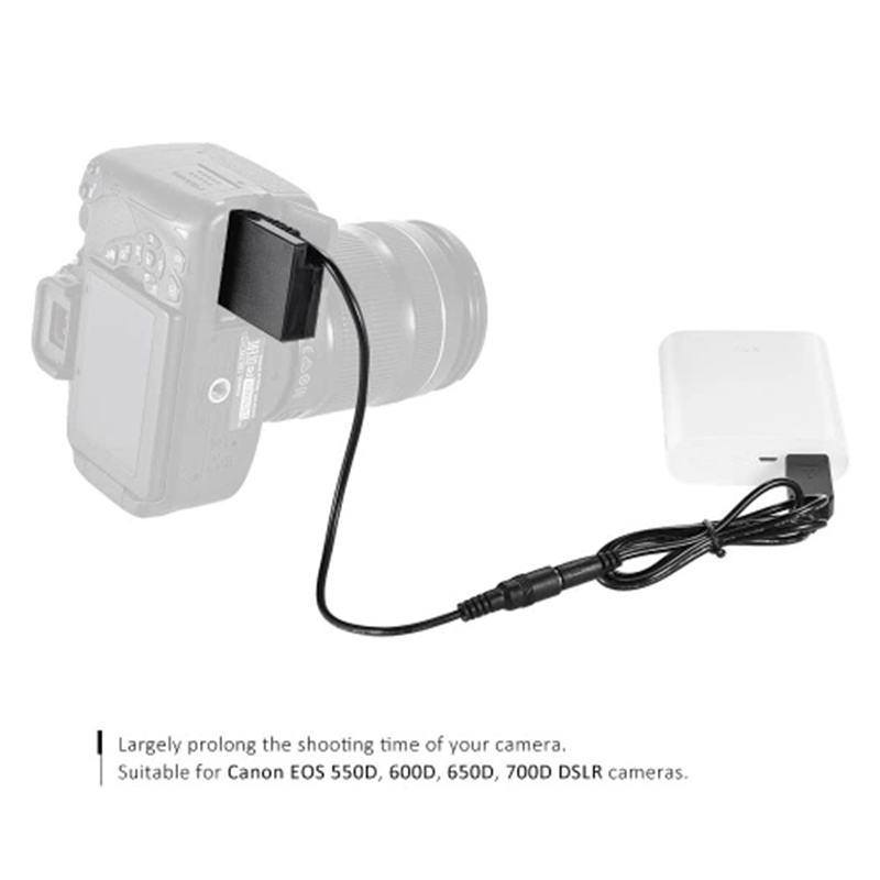 DR-E8 Dummy Battery With DC Po - Wedding Power Supply review and price