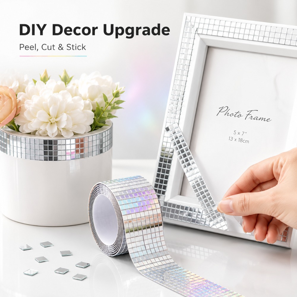 Mini Square Mirror Mosaic Tile - Wedding Bathroom Supply Kit review and price