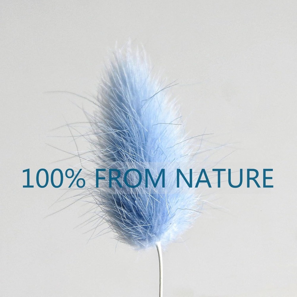 100PCS Blue Hare's-tail Grass  - Flower Girl Basket review and price